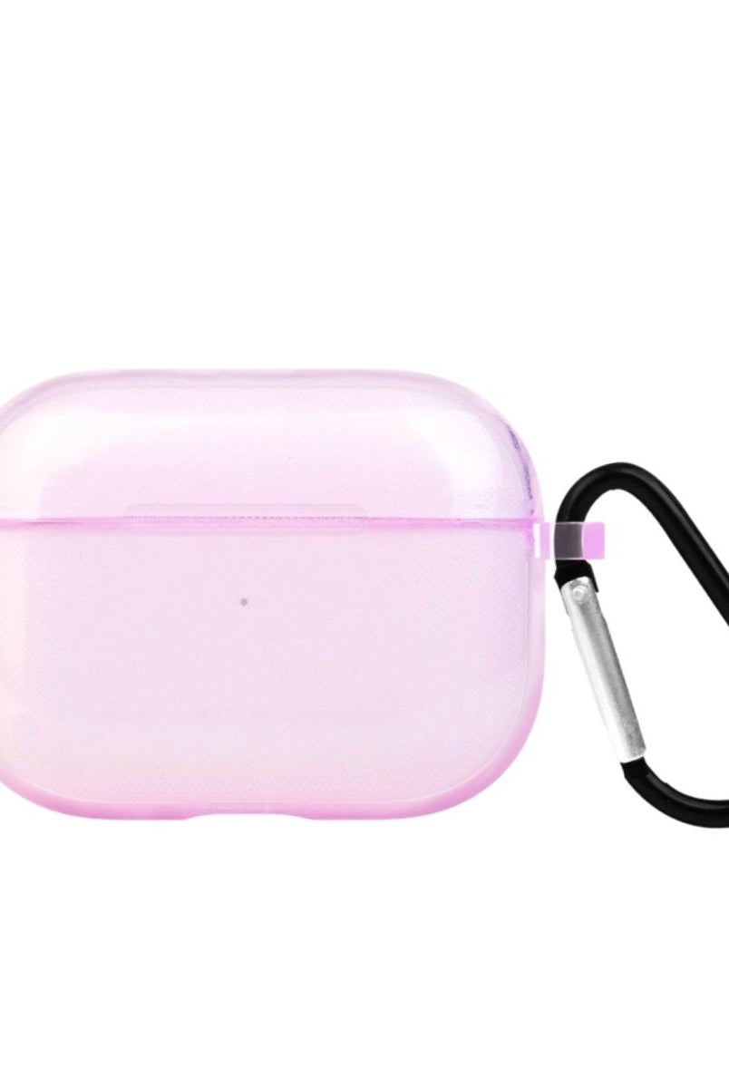 Basic AirPods Pro Şeffaf Silikon Kılıf Lila - SUMTHINCS
