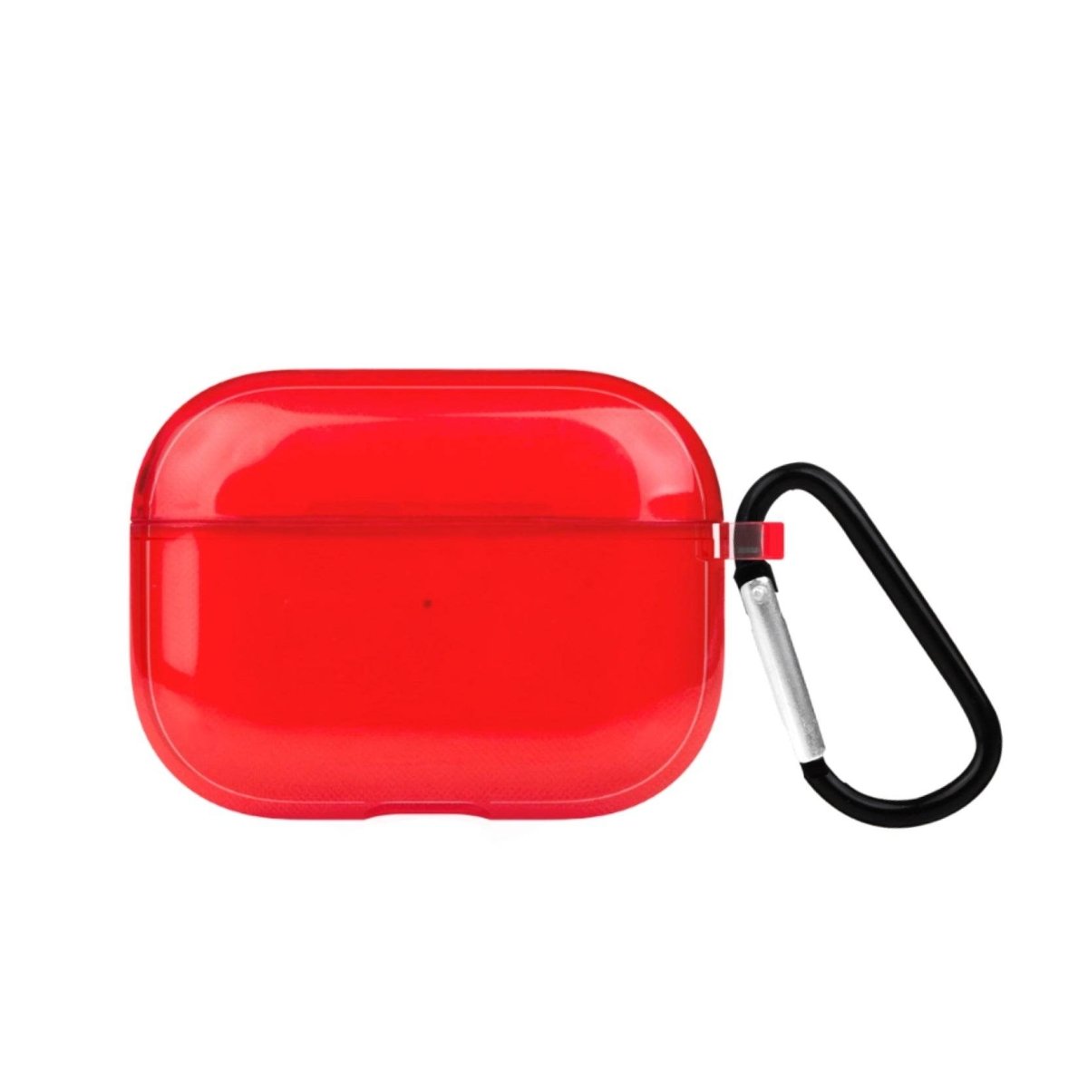 Basic AirPods Pro Şeffaf Silikon Kılıf Kırmızı - SUMTHINCS