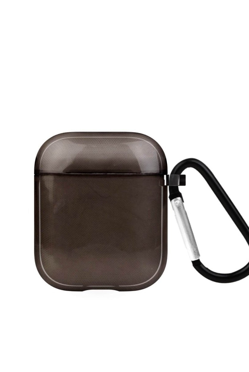 Basic AirPods Şeffaf Silikon Kılıf Siyah - SUMTHINCS