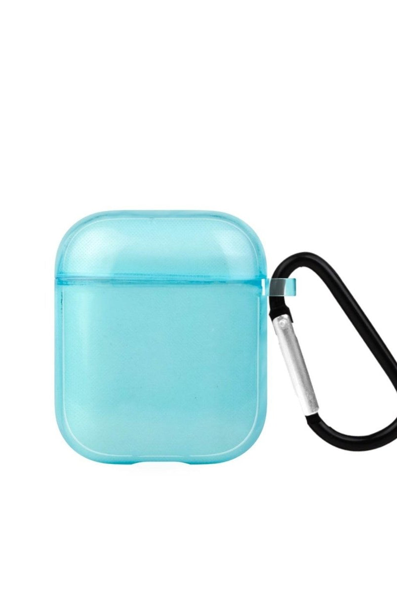 Basic AirPods Şeffaf Silikon Kılıf Mavi - SUMTHINCS