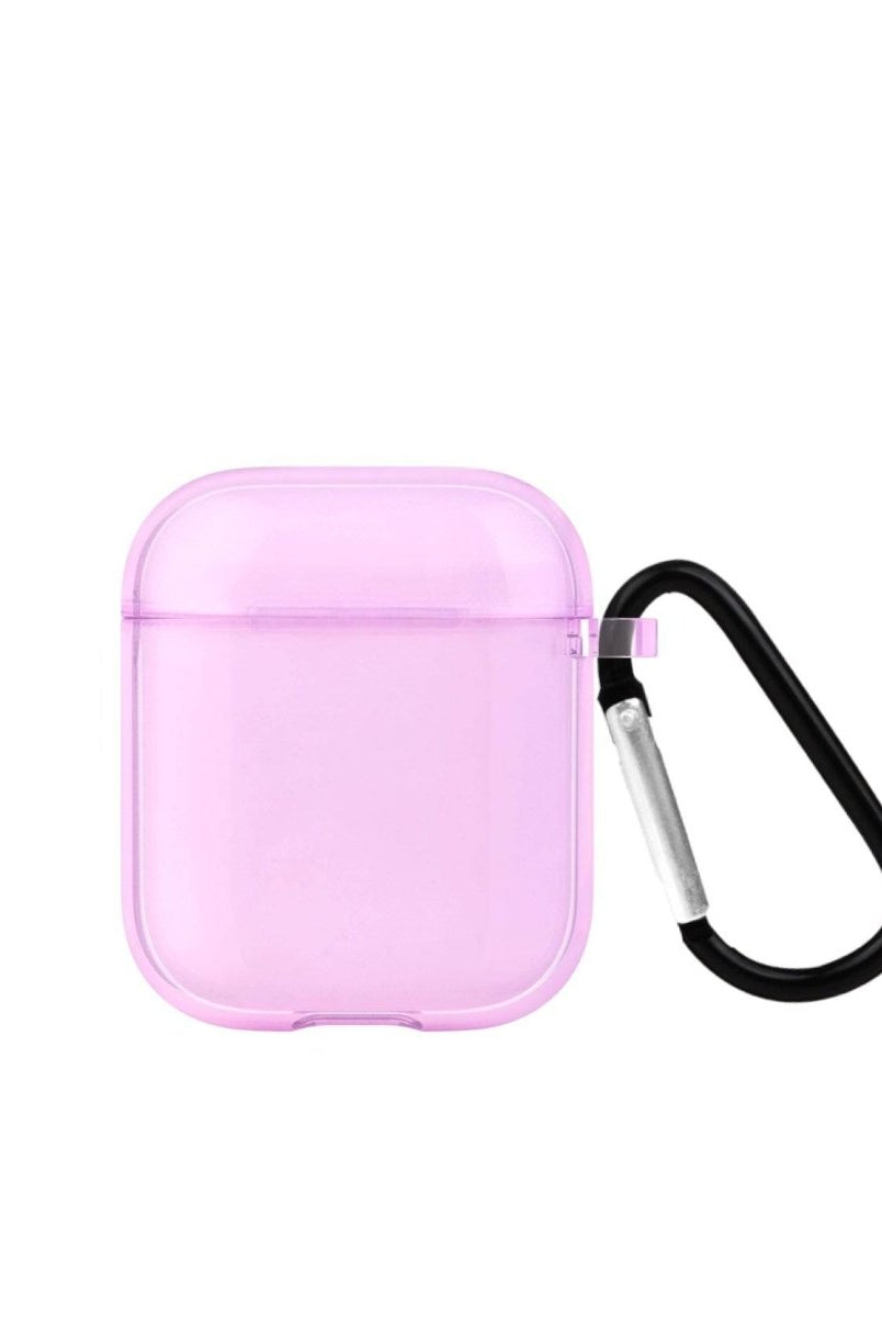 Basic AirPods Şeffaf Silikon Kılıf Lila - SUMTHINCS