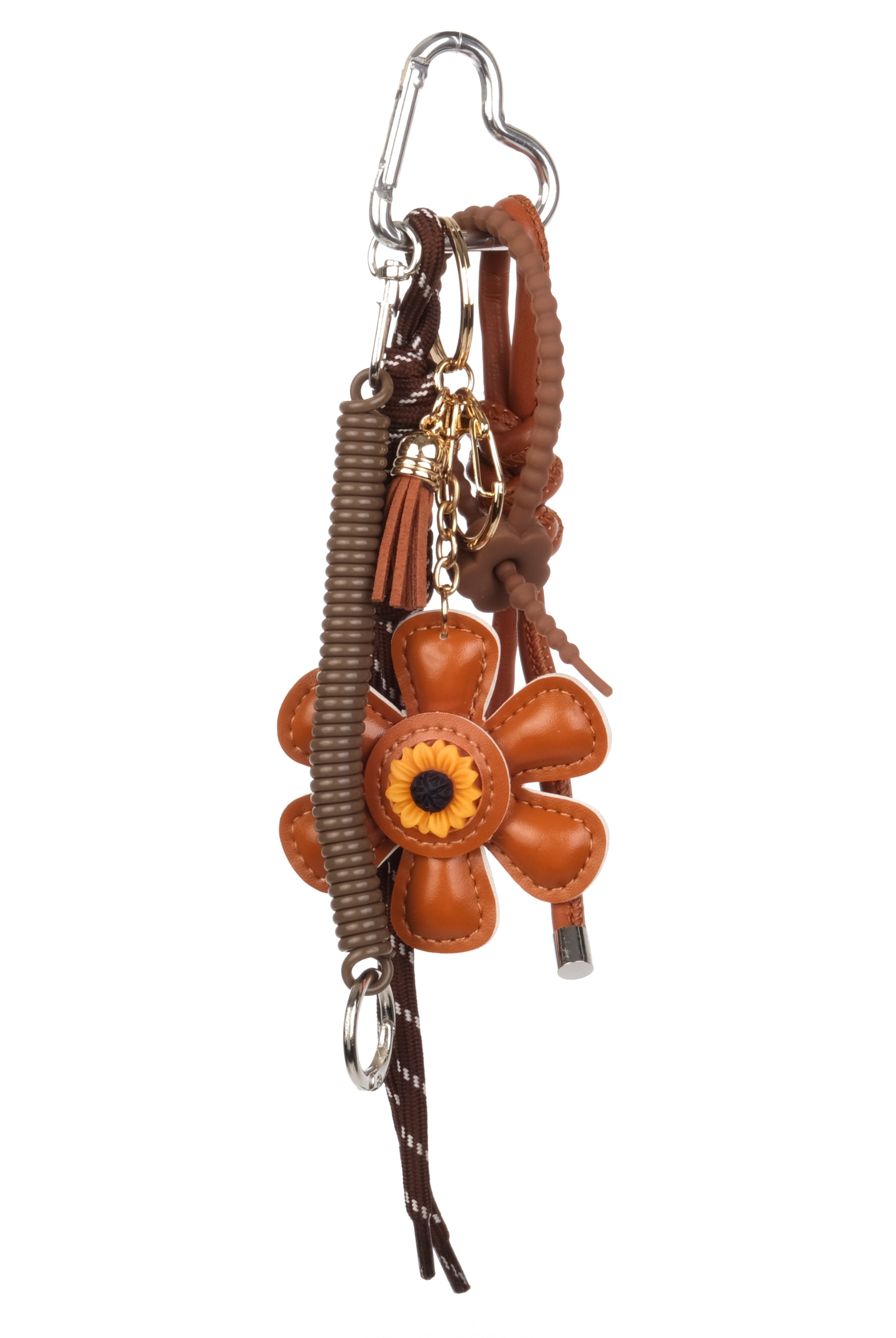 Charm Keychain Brown Flower Süs - SUMTHINCS