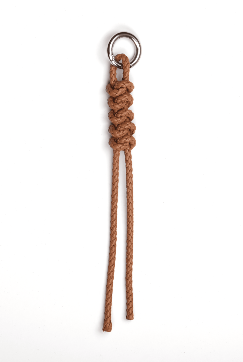 Charm Keychain Kahverengi Deri Süs - SUMTHINCS