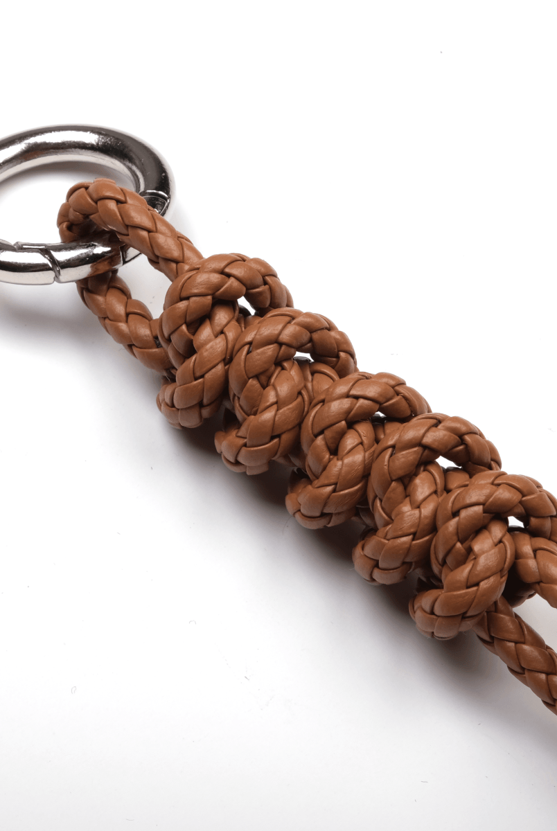 Charm Keychain Kahverengi Deri Süs - SUMTHINCS
