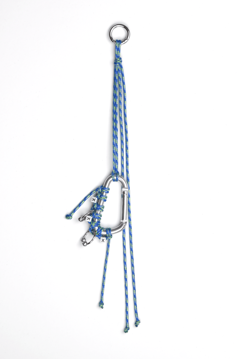 Charm Keychain Karabiner Süs Mavi ve Metal - SUMTHINCS