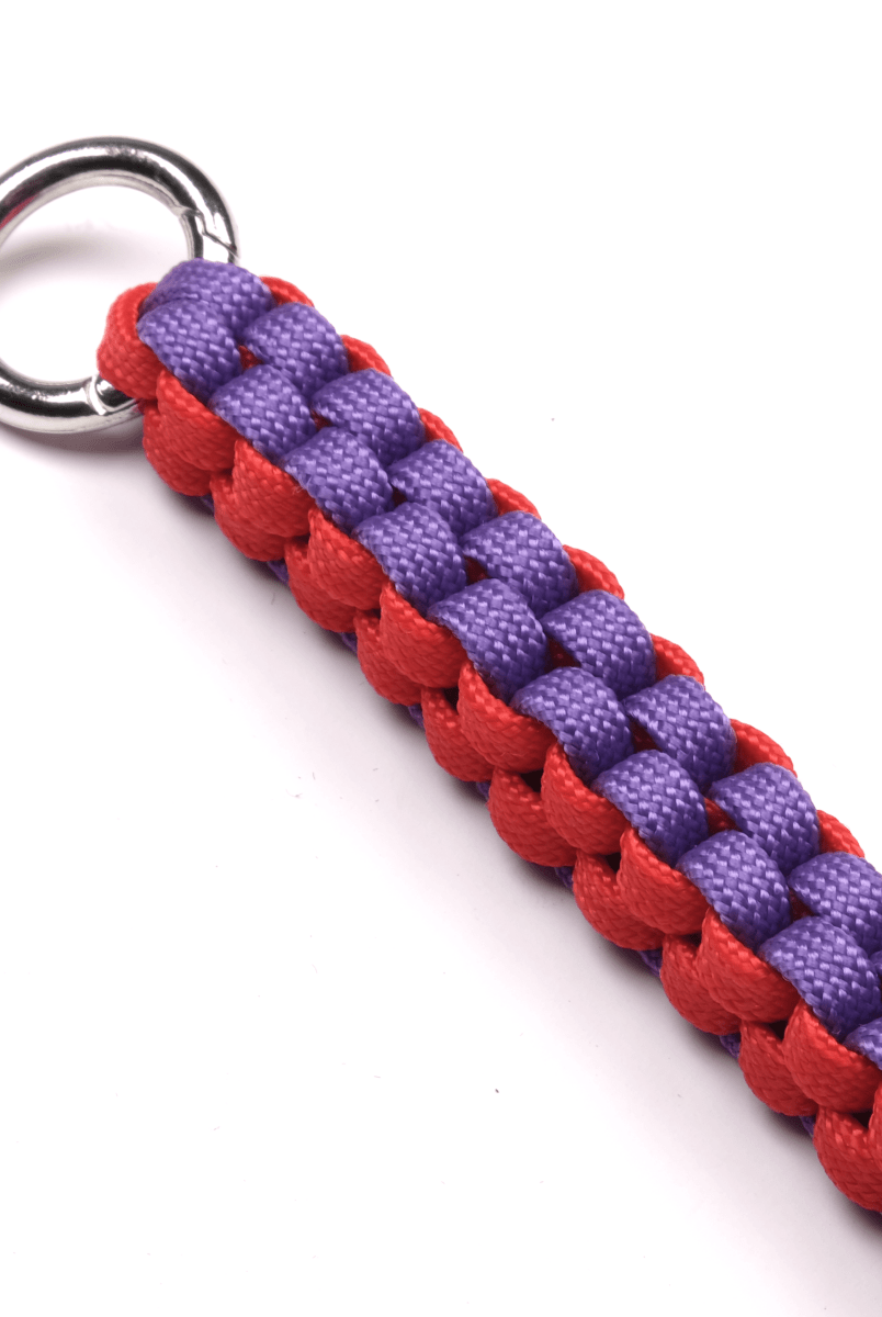 Charm Keychain Kordon Süs Kırmızı ve Mor - SUMTHINCS