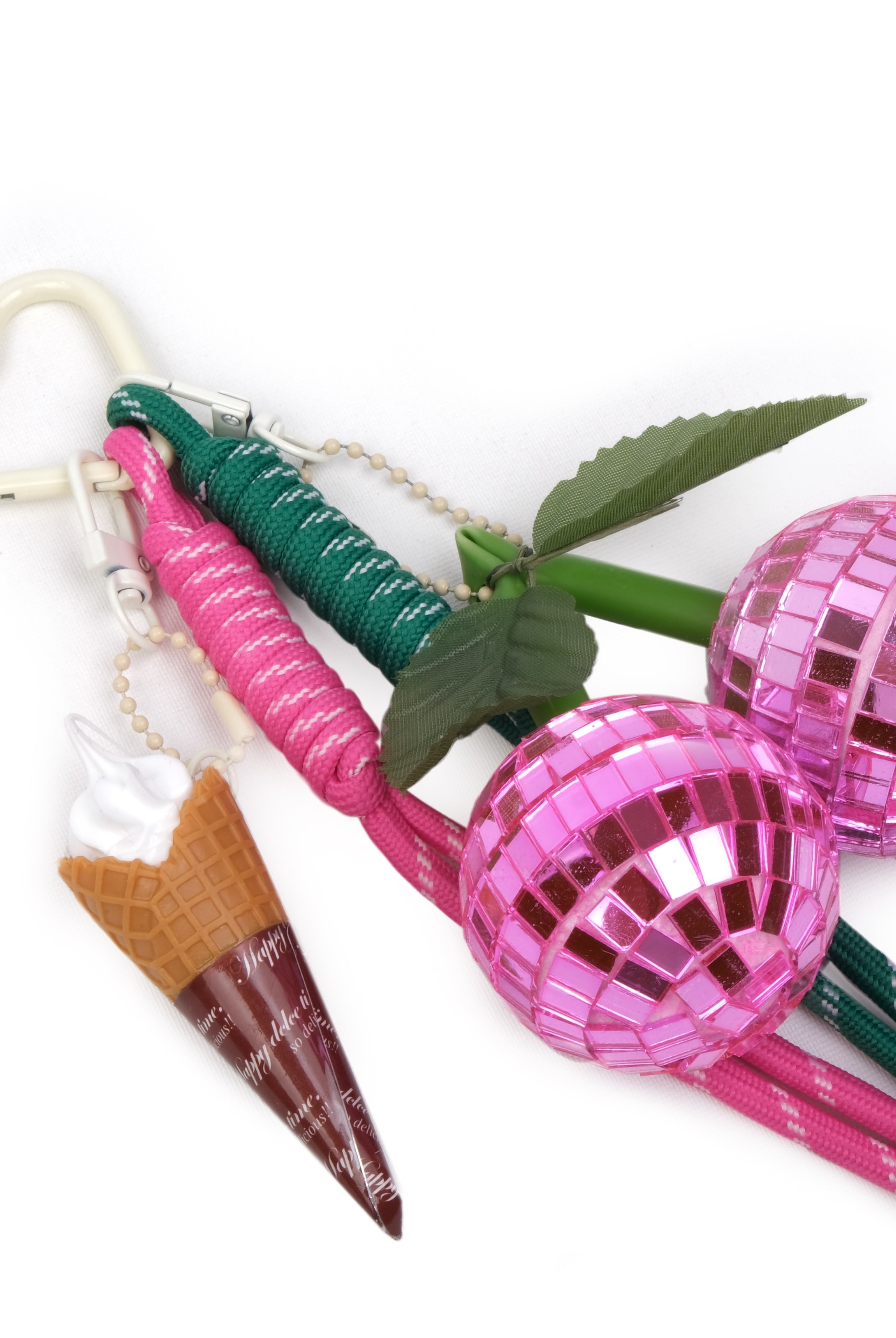 Charm Keychain Pink Cherry Disco Süs - SUMTHINCS