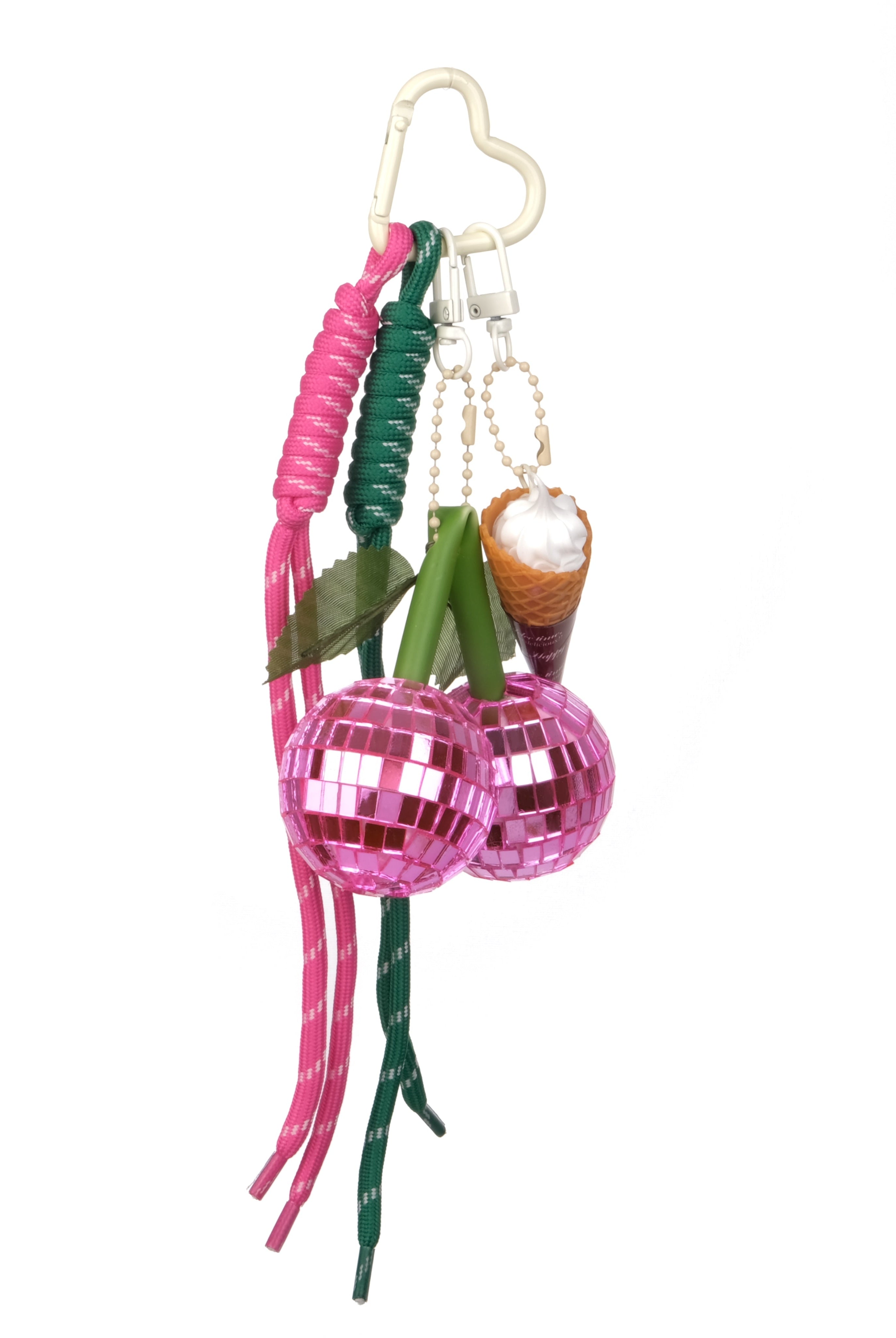 Charm Keychain Pink Cherry Disco Süs - SUMTHINCS