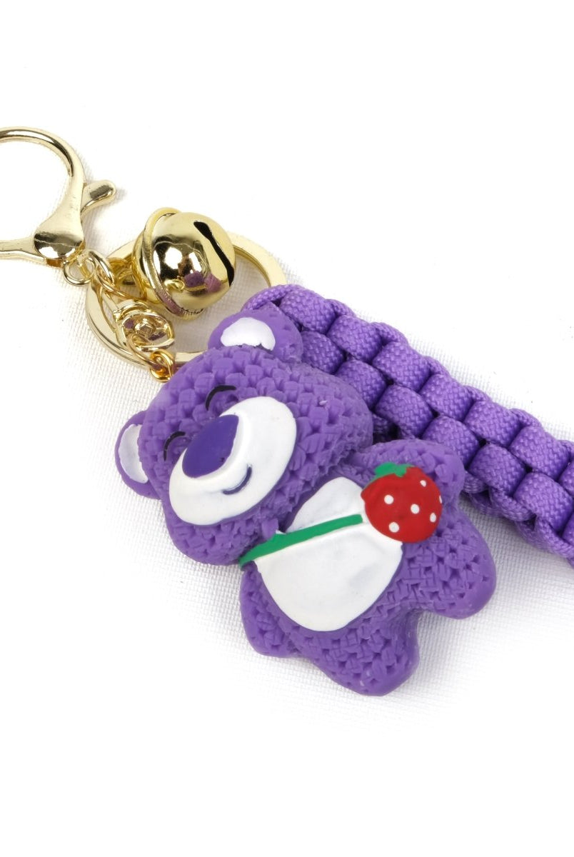Charm Keychain Purple Bear Süs - SUMTHINCS
