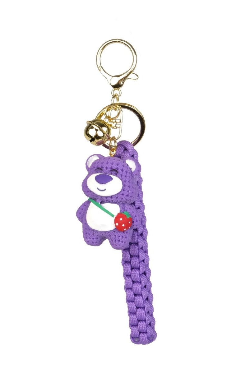 Charm Keychain Purple Bear Süs - SUMTHINCS