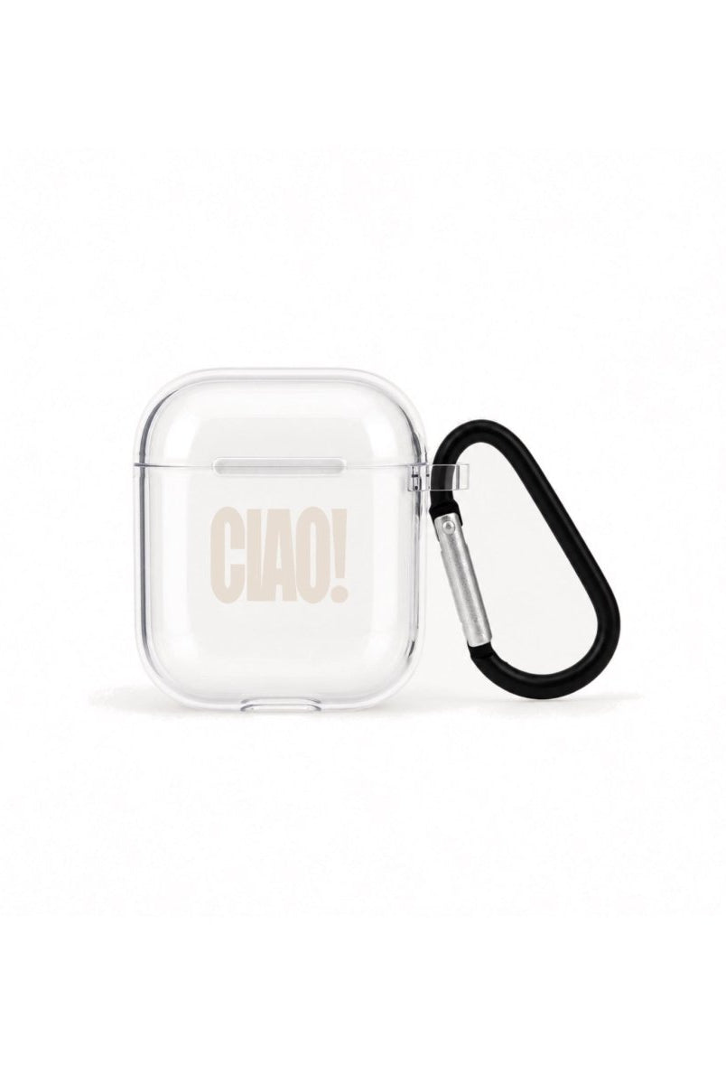 Ciao AirPods 1. ve 2. Nesil Şeffaf Silikon Kılıf Beyaz Şeffaf - Sumthincs