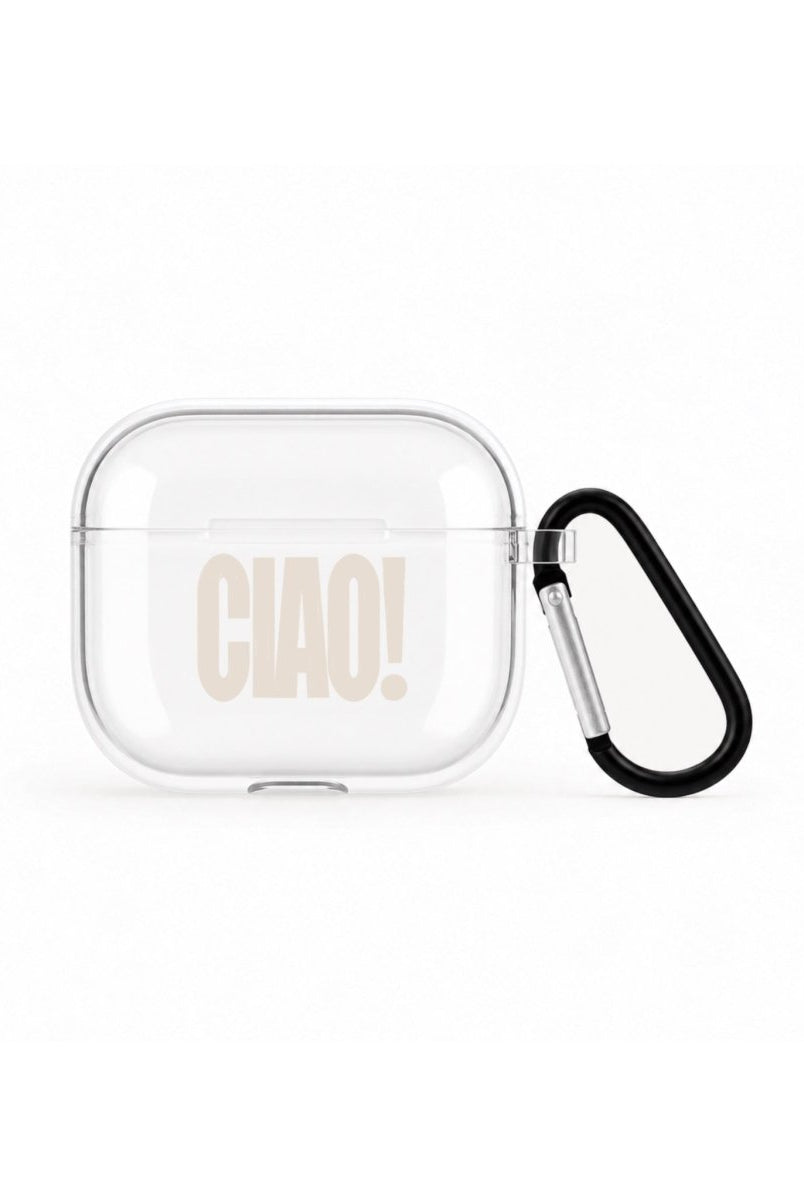 Ciao AirPods 3 Şeffaf Silikon Kılıf Beyaz Şeffaf - Sumthincs