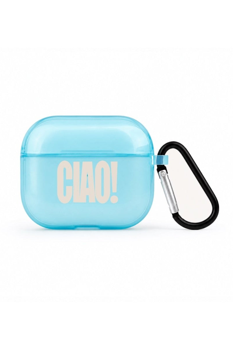 Ciao AirPods 3 Şeffaf Silikon Kılıf Mavi - Sumthincs