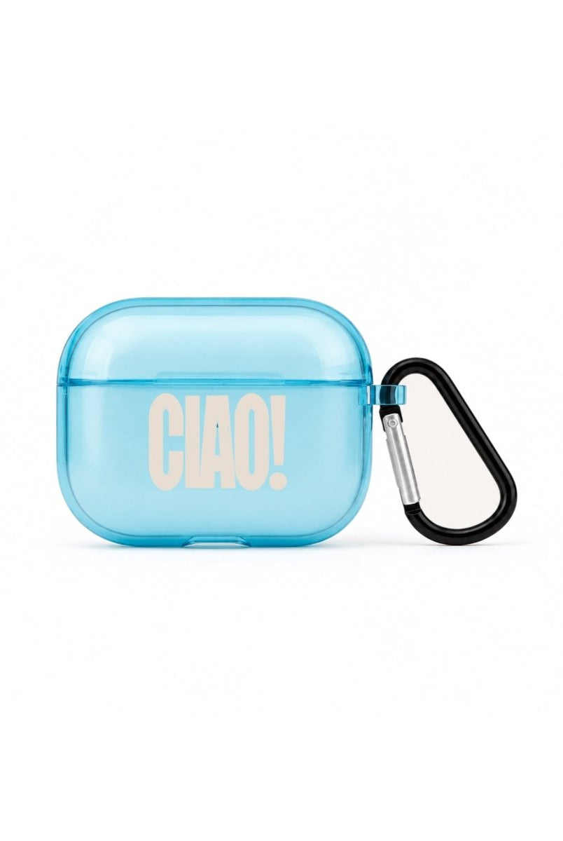 Ciao AirPods Pro Şeffaf Silikon Kılıf Mavi - Sumthincs