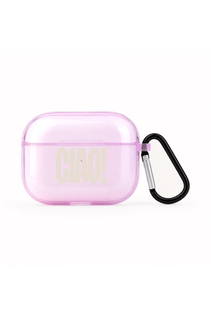 Ciao AirPods Pro Şeffaf Silikon Kılıf Lila - Sumthincs