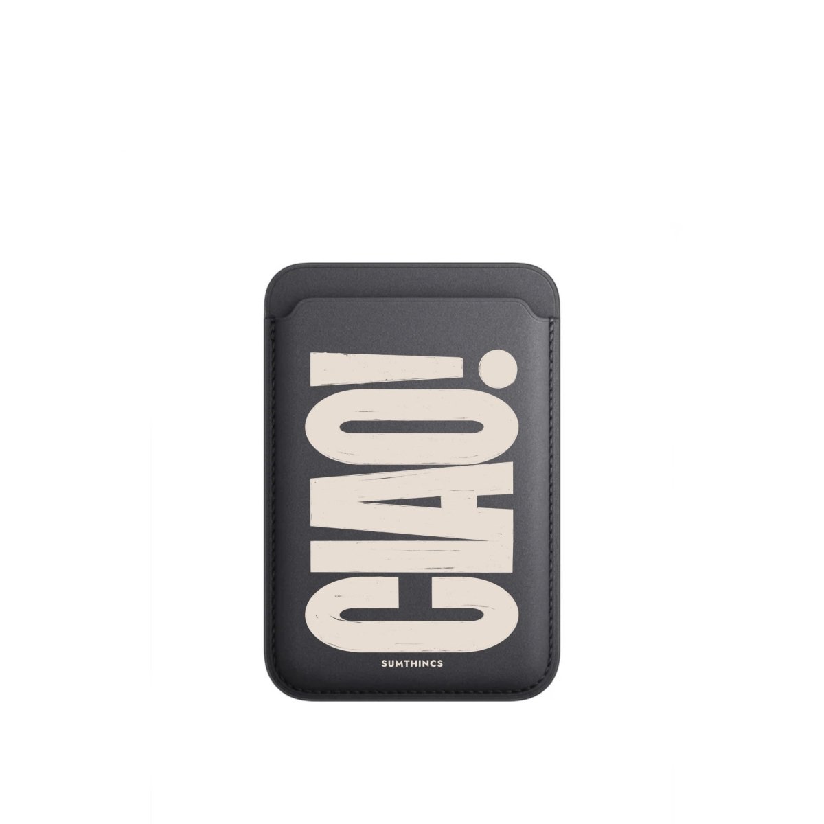 CIAO! MagSafe Deri Cüzdan Wallet Siyah - Sumthincs