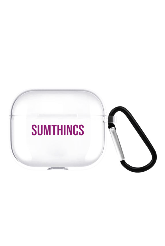 Condensed Kişiye Özel AirPods 3 Şeffaf Silikon Kılıf - SUMTHINCS
