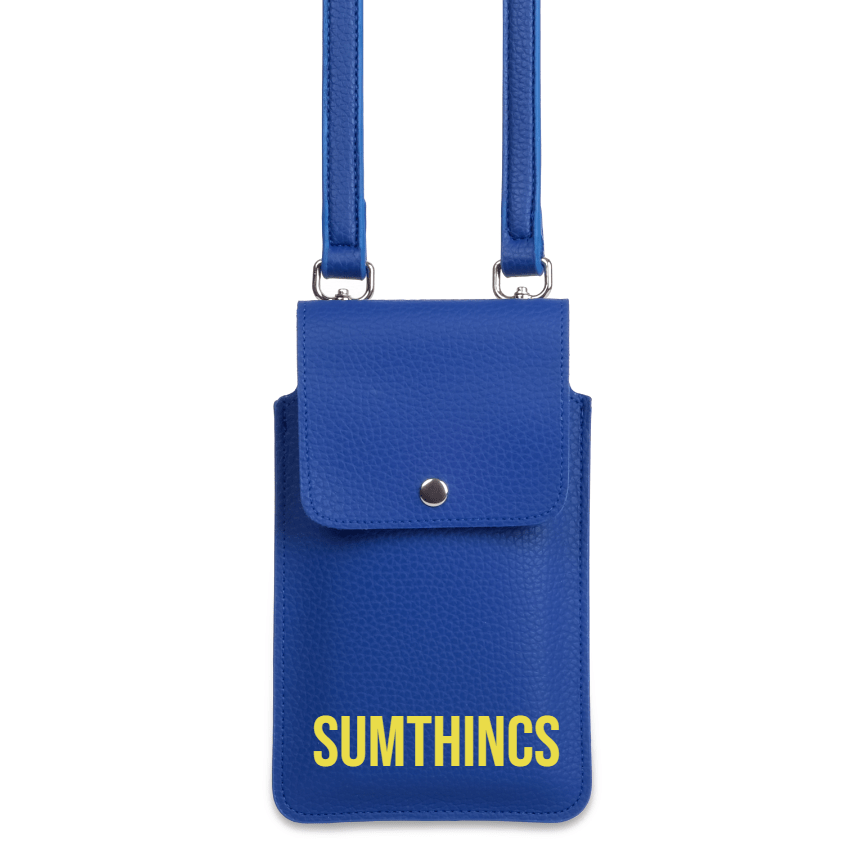 Condensed Kişiye Özel Leather Vegan Deri Telefon Çantası - SUMTHINCS