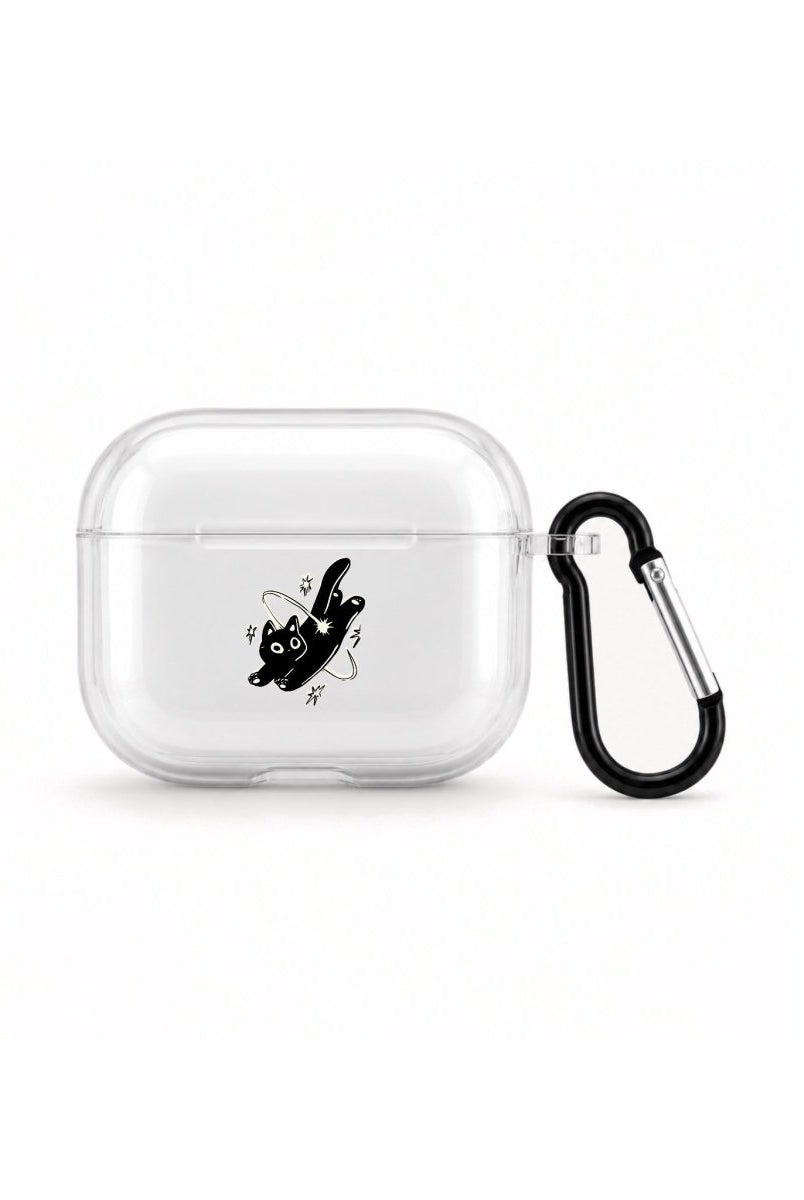 Cosmo Kitty AirPods Pro 3 Şeffaf Silikon Kılıf - Sumthincs