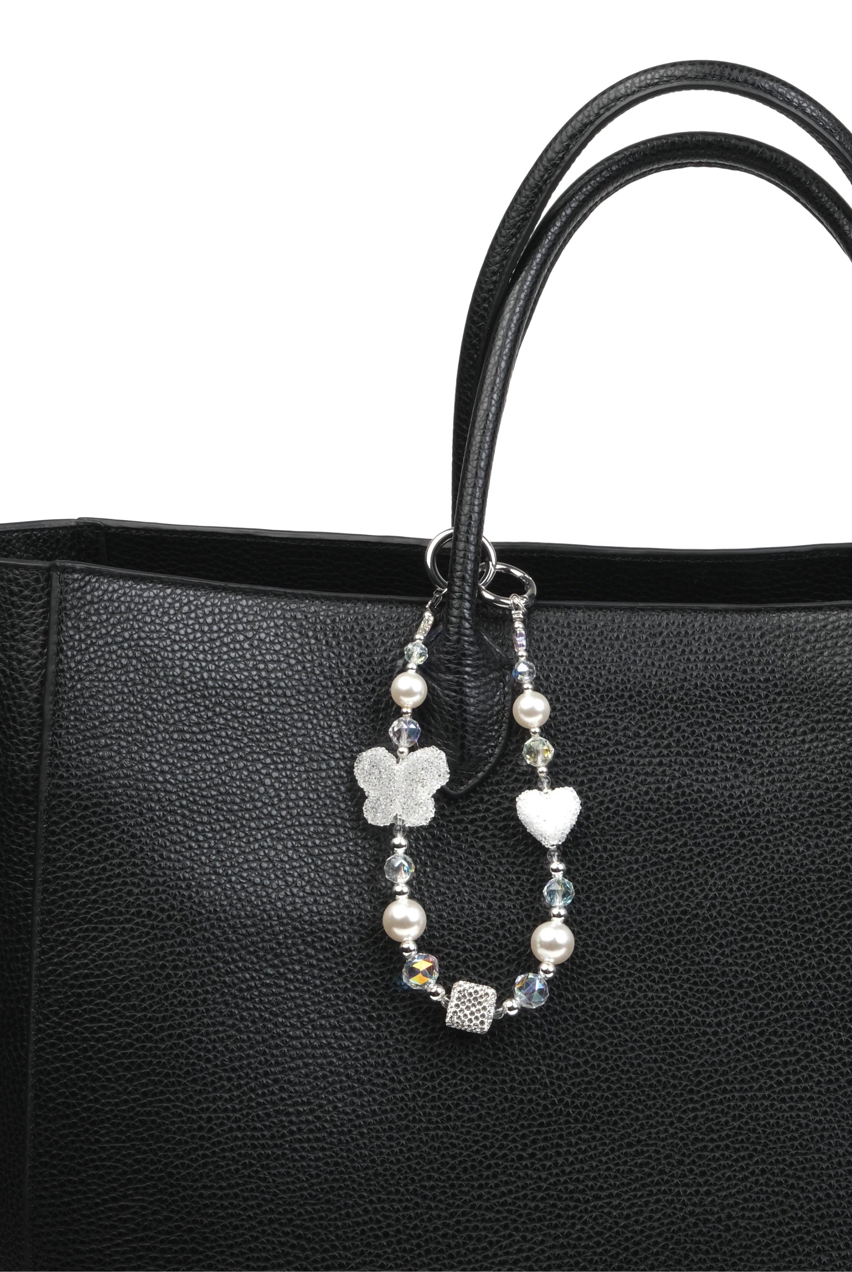 Crystal Butterfly White Charm Bilek Askısı - SUMTHINCS