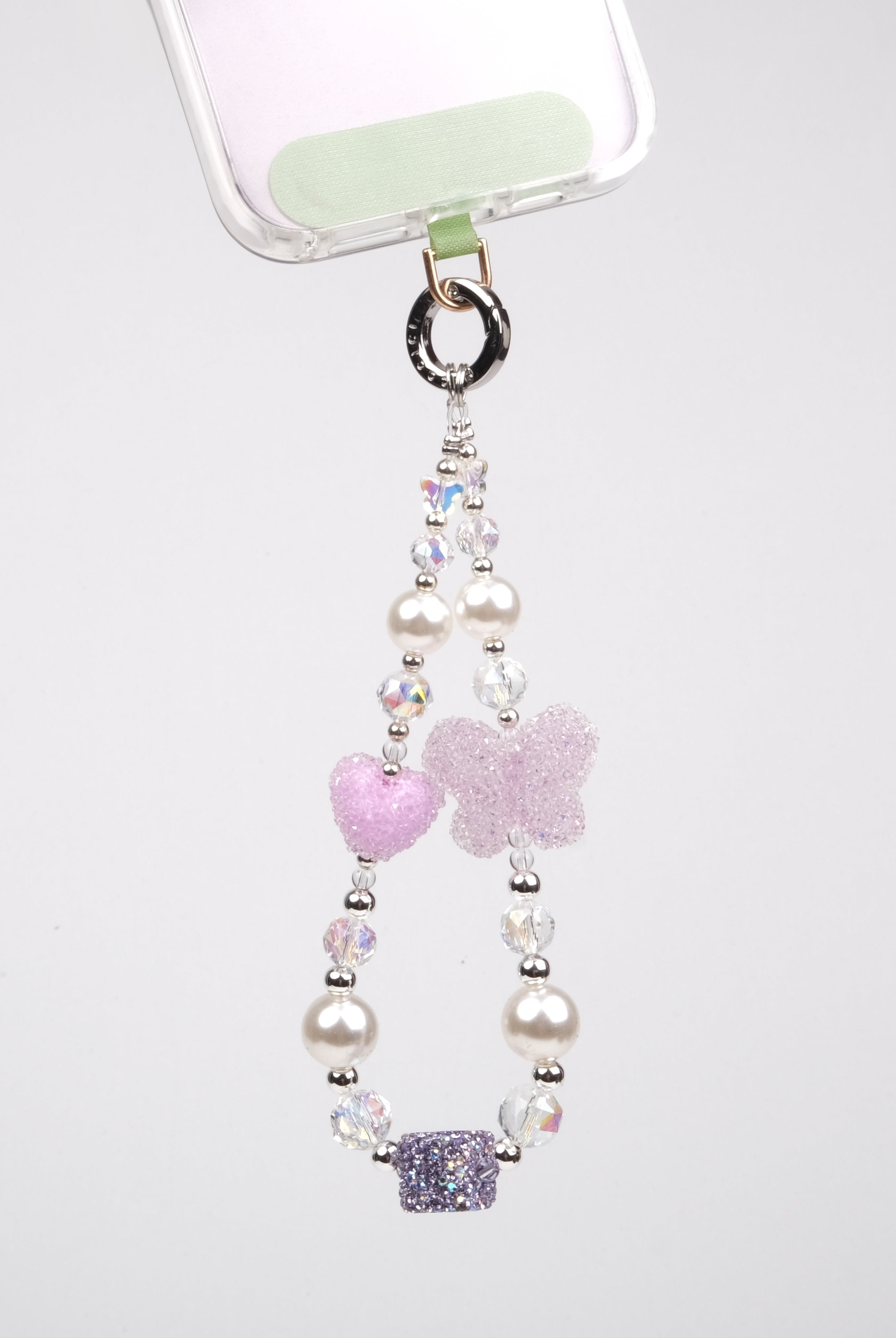 Crystal Butterfly White Charm Bilek Askısı - SUMTHINCS