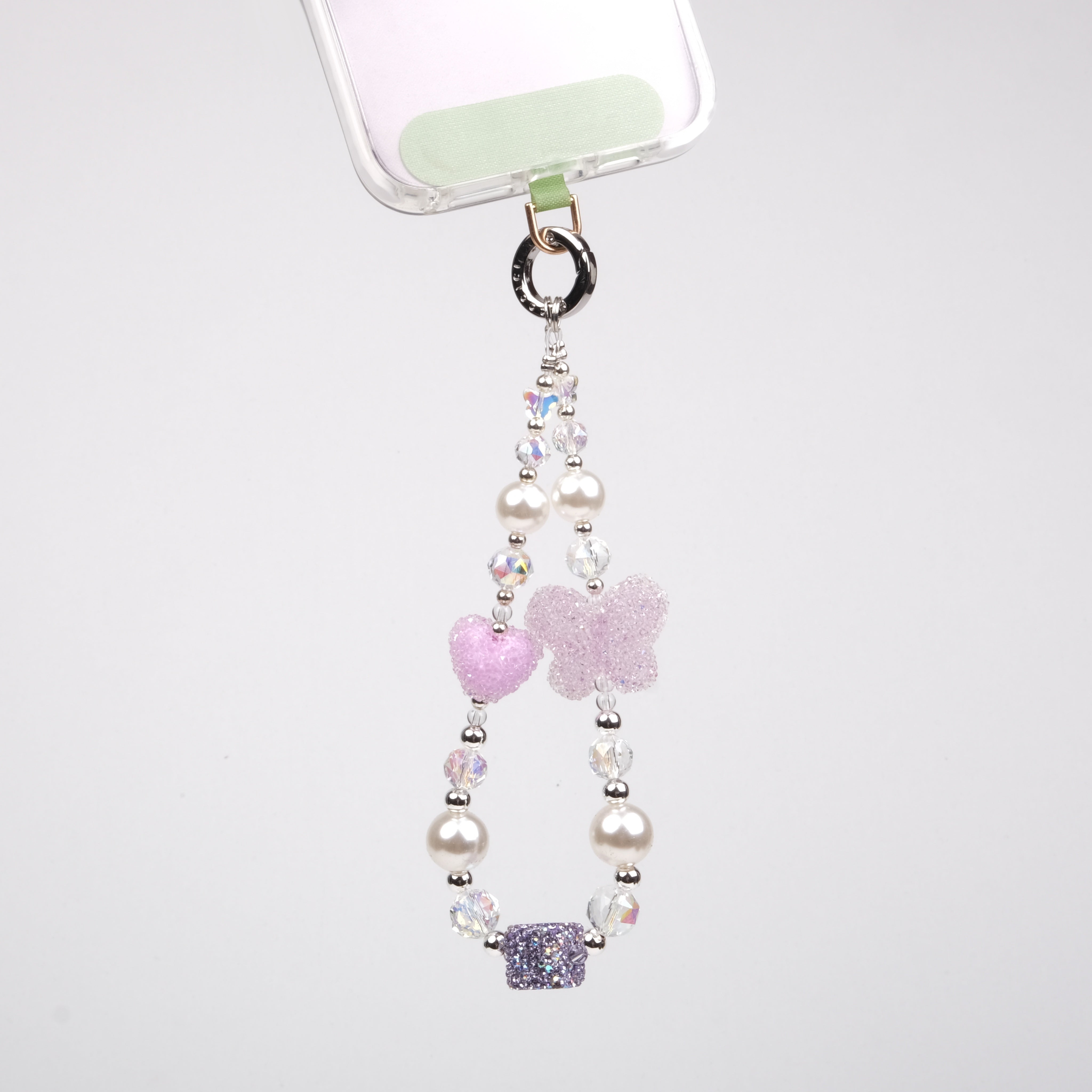 Crystal Butterfly White Charm Bilek Askısı - SUMTHINCS
