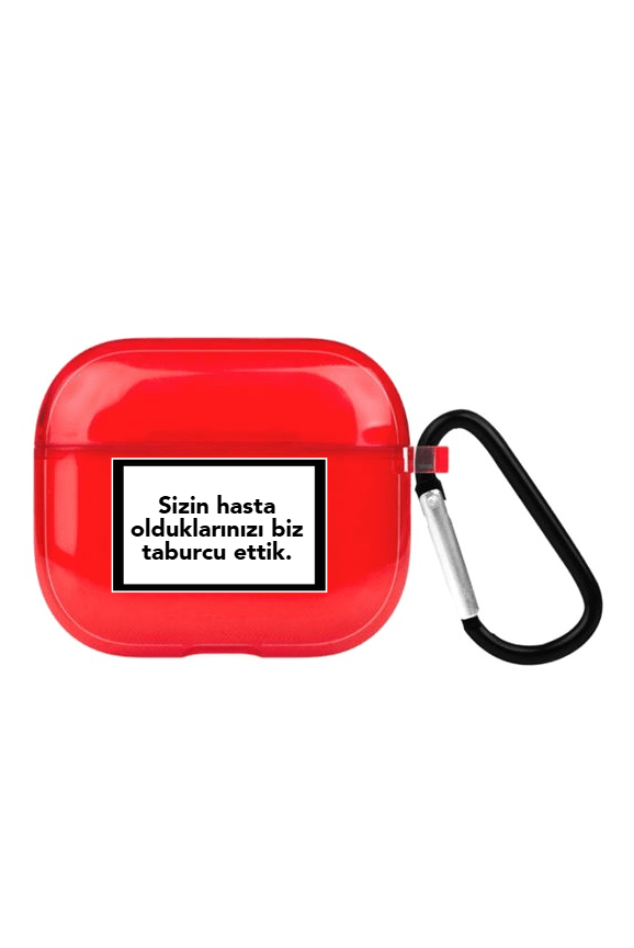 Custom Quote AirPods 3 Kişiye Özel Şeffaf Silikon Kılıf - SUMTHINCS
