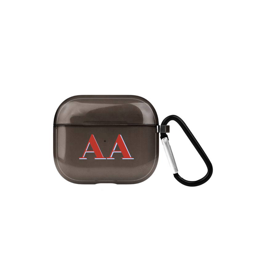 Didot Monogram Kişiye Özel AirPods 3 Şeffaf Silikon Kılıf - SUMTHINCS