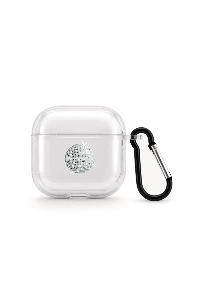 Disco Ball AirPods 4 Şeffaf Silikon Kılıf - Sumthincs
