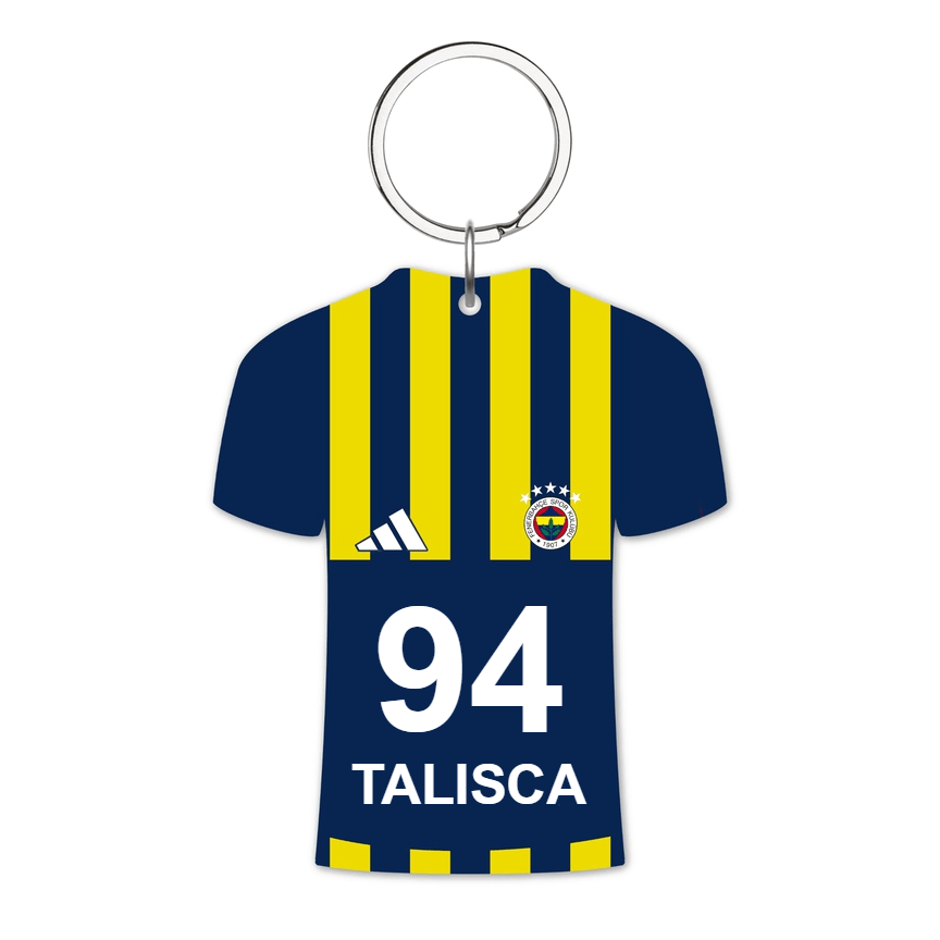 Fenerbahçe Forma Kişiye Özel Charm Anahtarlık - SUMTHINCS