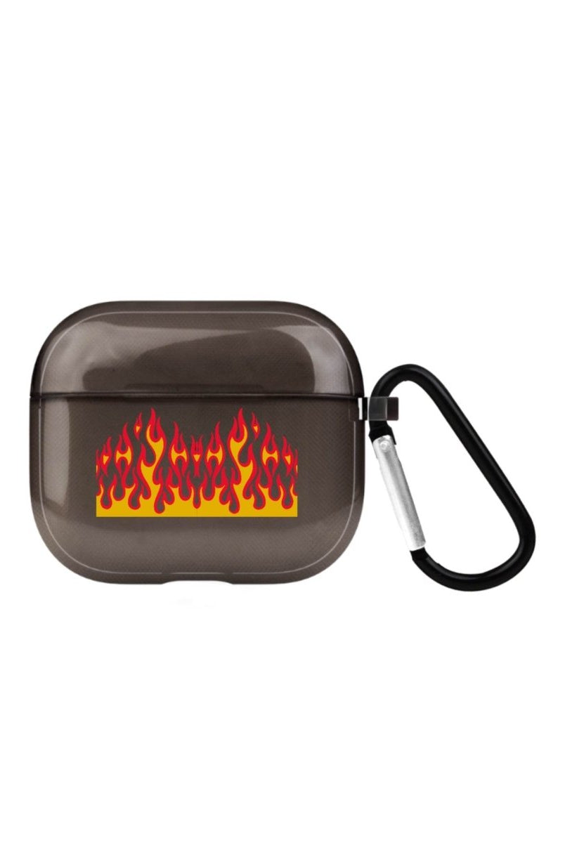 Flamme AirPods 3 Şeffaf Silikon Kılıf Siyah - SUMTHINCS