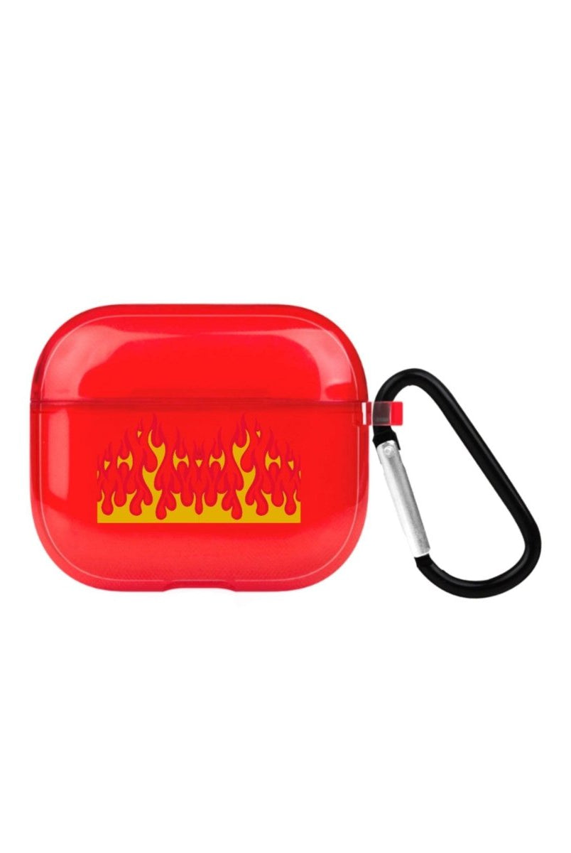 Flamme AirPods 3 Şeffaf Silikon Kılıf Kırmızı - SUMTHINCS