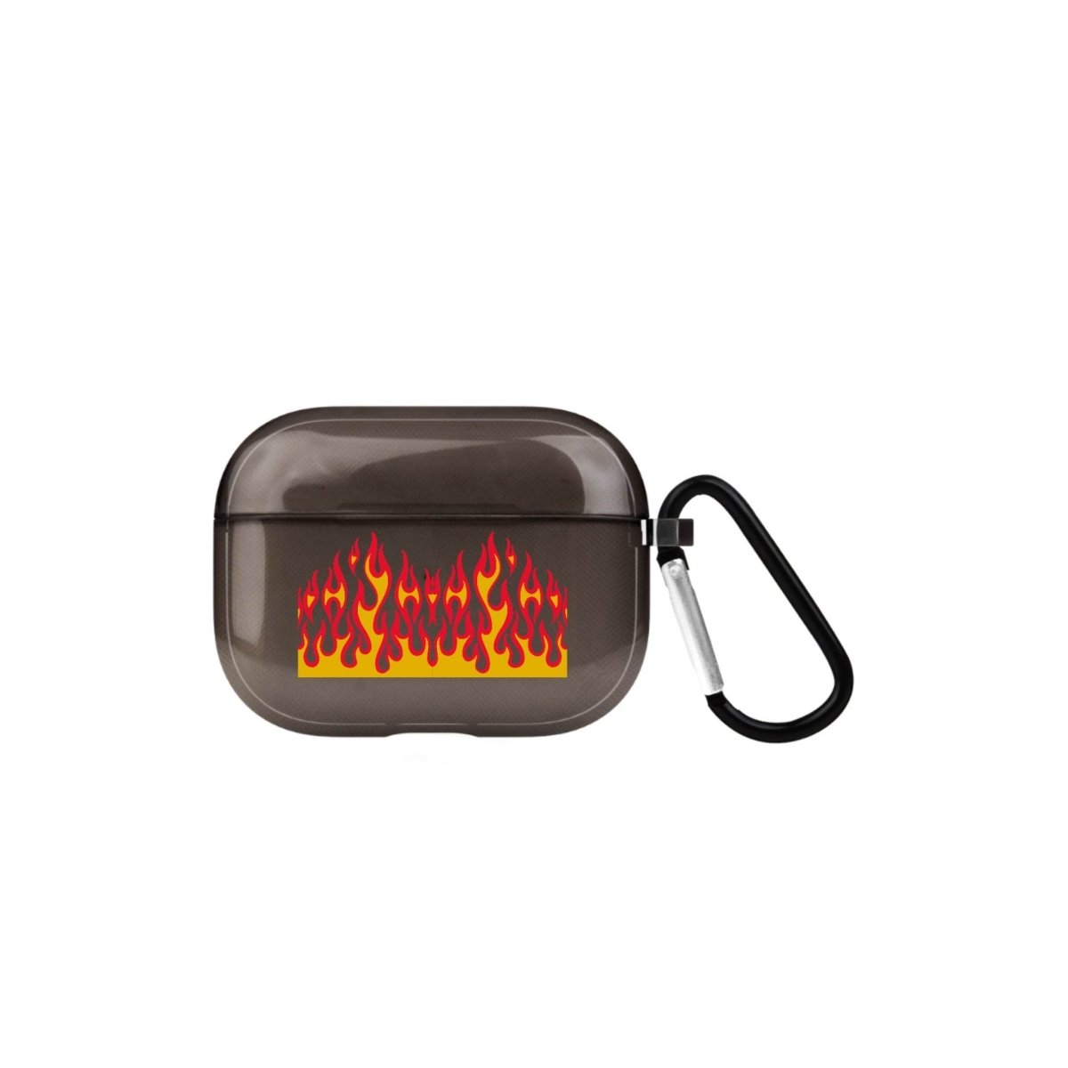 Flamme AirPods Pro 2 Şeffaf Silikon Kılıf Siyah - SUMTHINCS