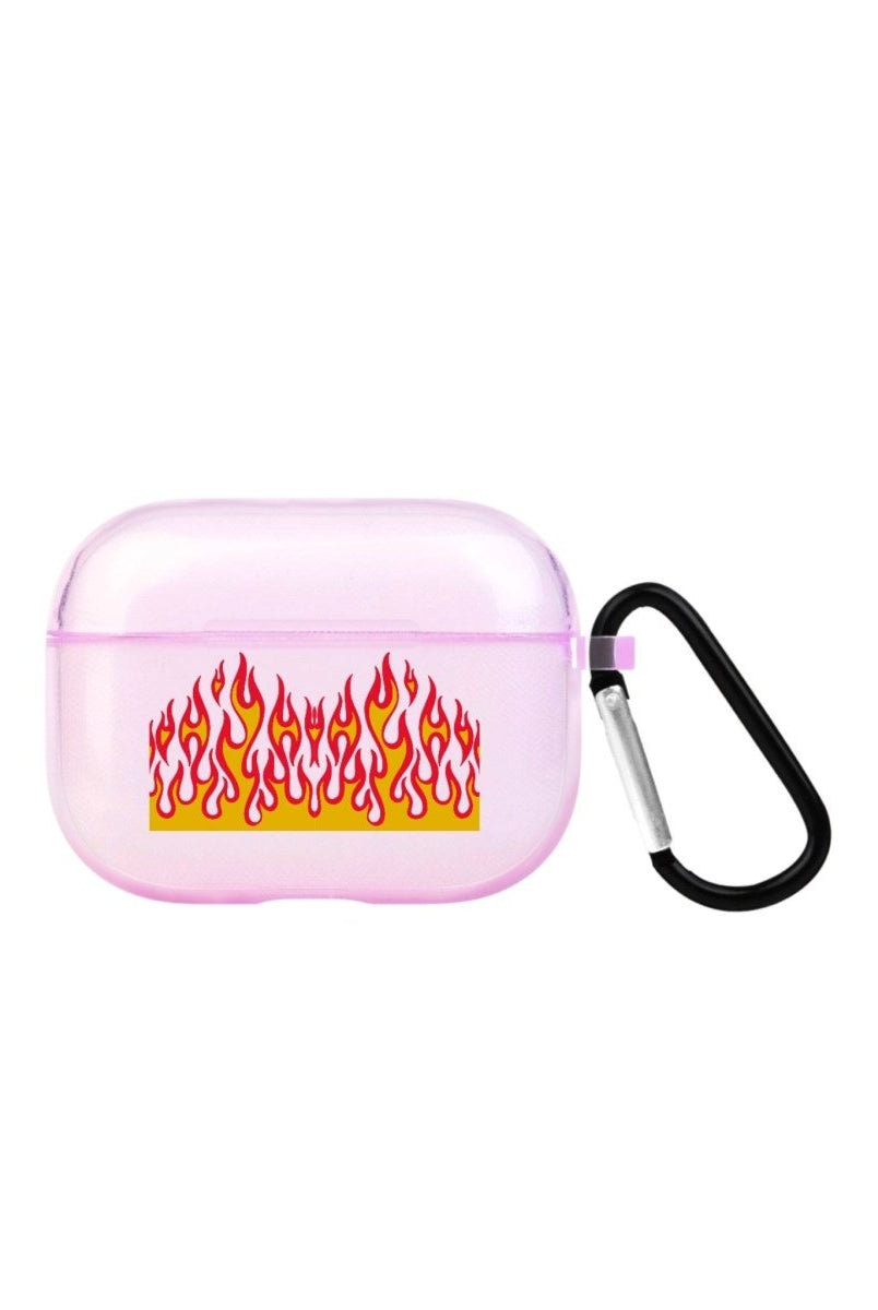 Flamme AirPods Pro Şeffaf Silikon Kılıf Lila - SUMTHINCS