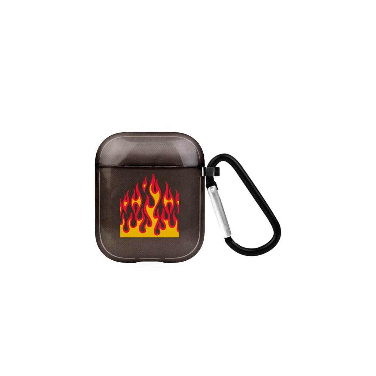 Flamme AirPods Şeffaf Silikon Kılıf Siyah - SUMTHINCS