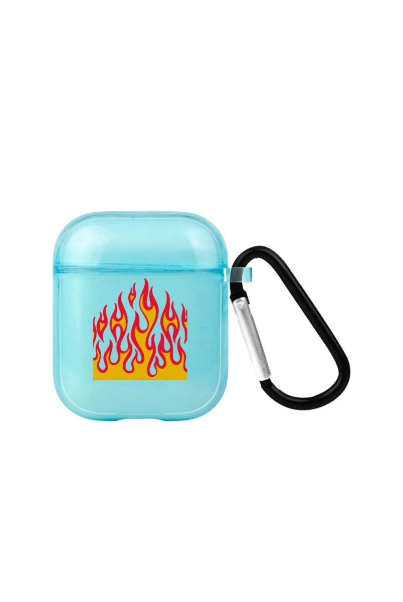 Flamme AirPods Şeffaf Silikon Kılıf Mavi - SUMTHINCS