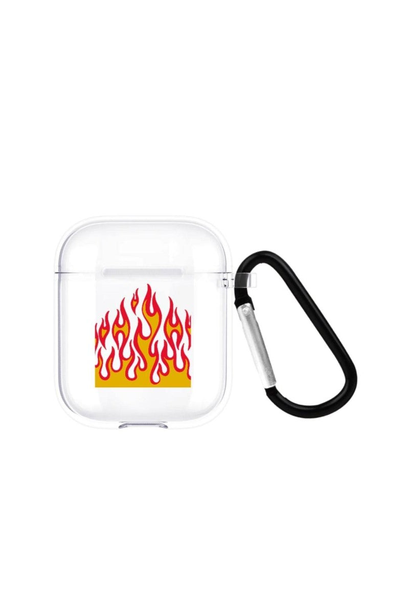 Flamme AirPods Şeffaf Silikon Kılıf Beyaz Şeffaf - SUMTHINCS