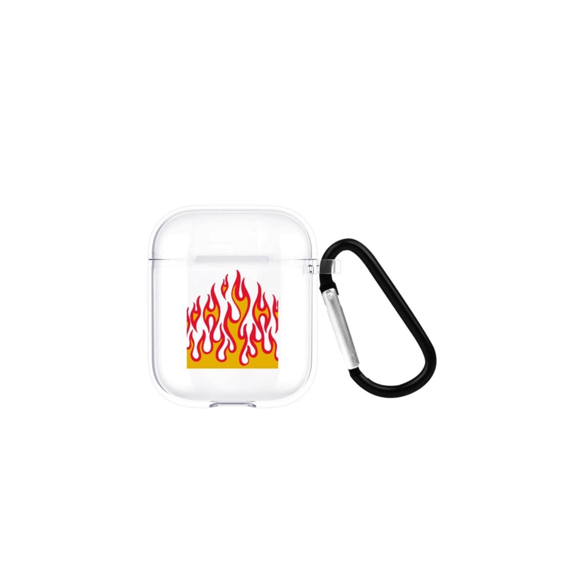 Flamme AirPods Şeffaf Silikon Kılıf Beyaz Şeffaf - SUMTHINCS