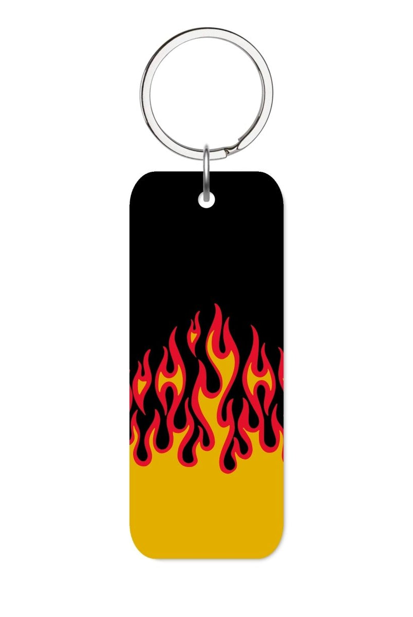 Flamme Glossy Dikdörtgen Anahtarlık - SUMTHINCS