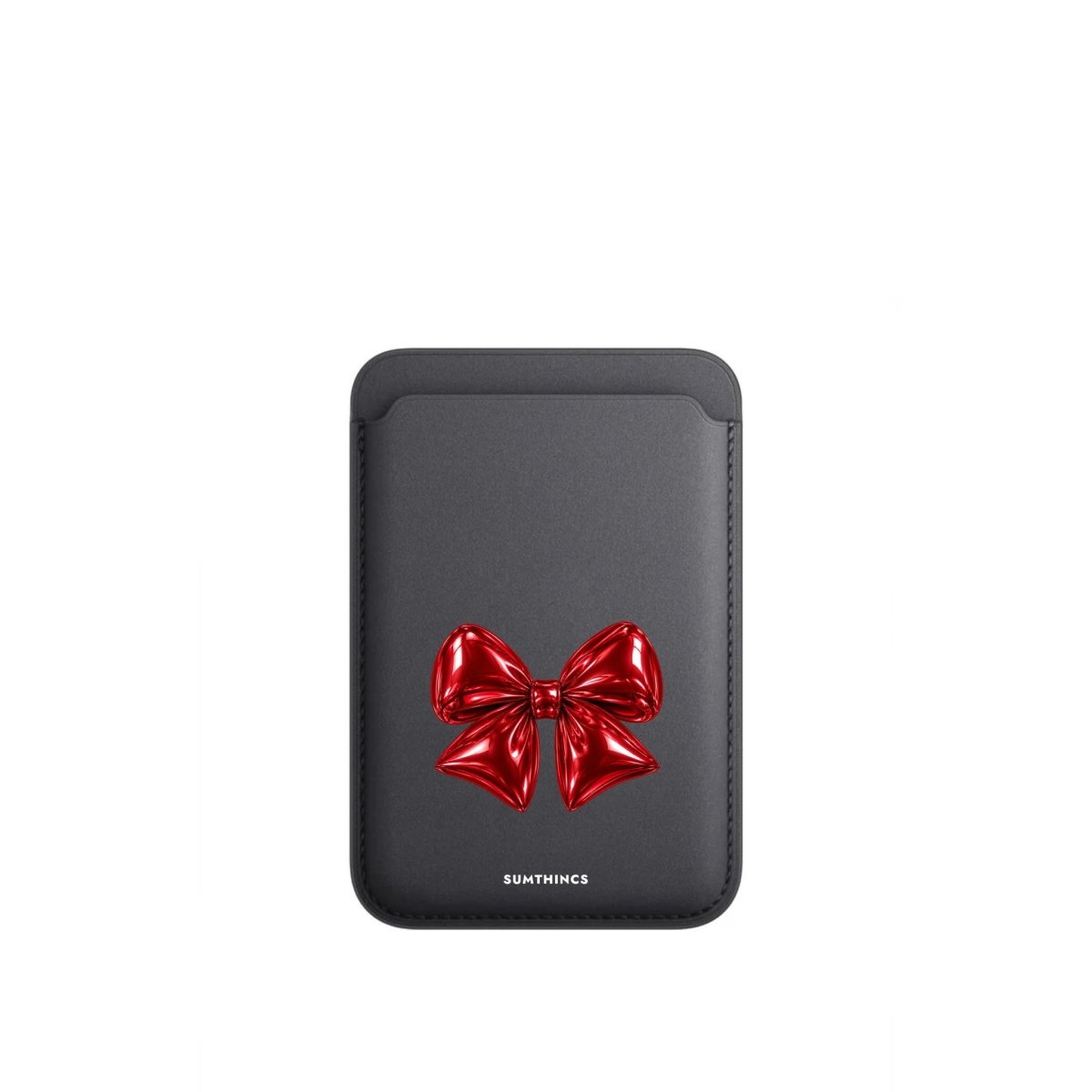 Glimmer MagSafe Deri Cüzdan Wallet Siyah - Sumthincs