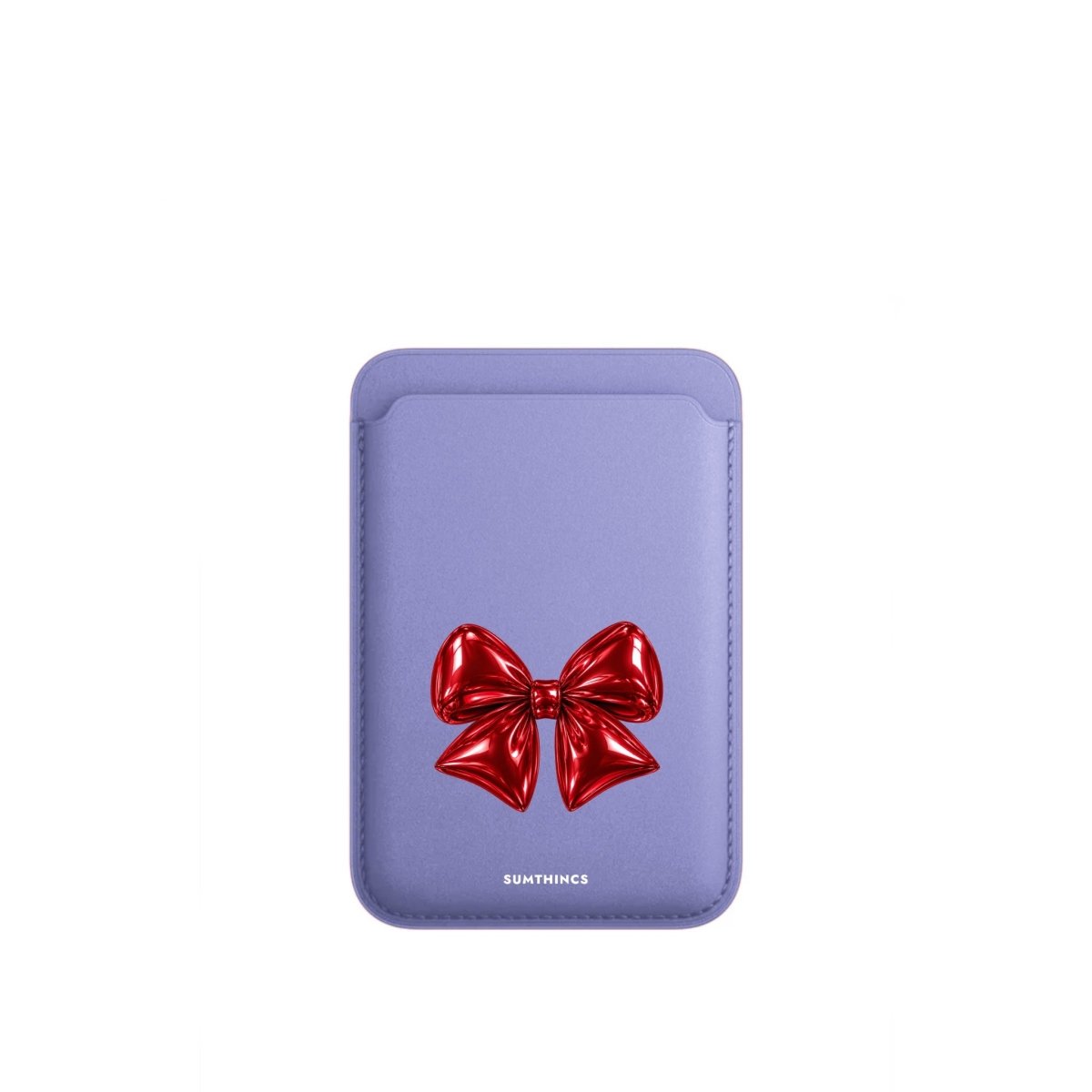 Glimmer MagSafe Deri Cüzdan Wallet Lila - Sumthincs