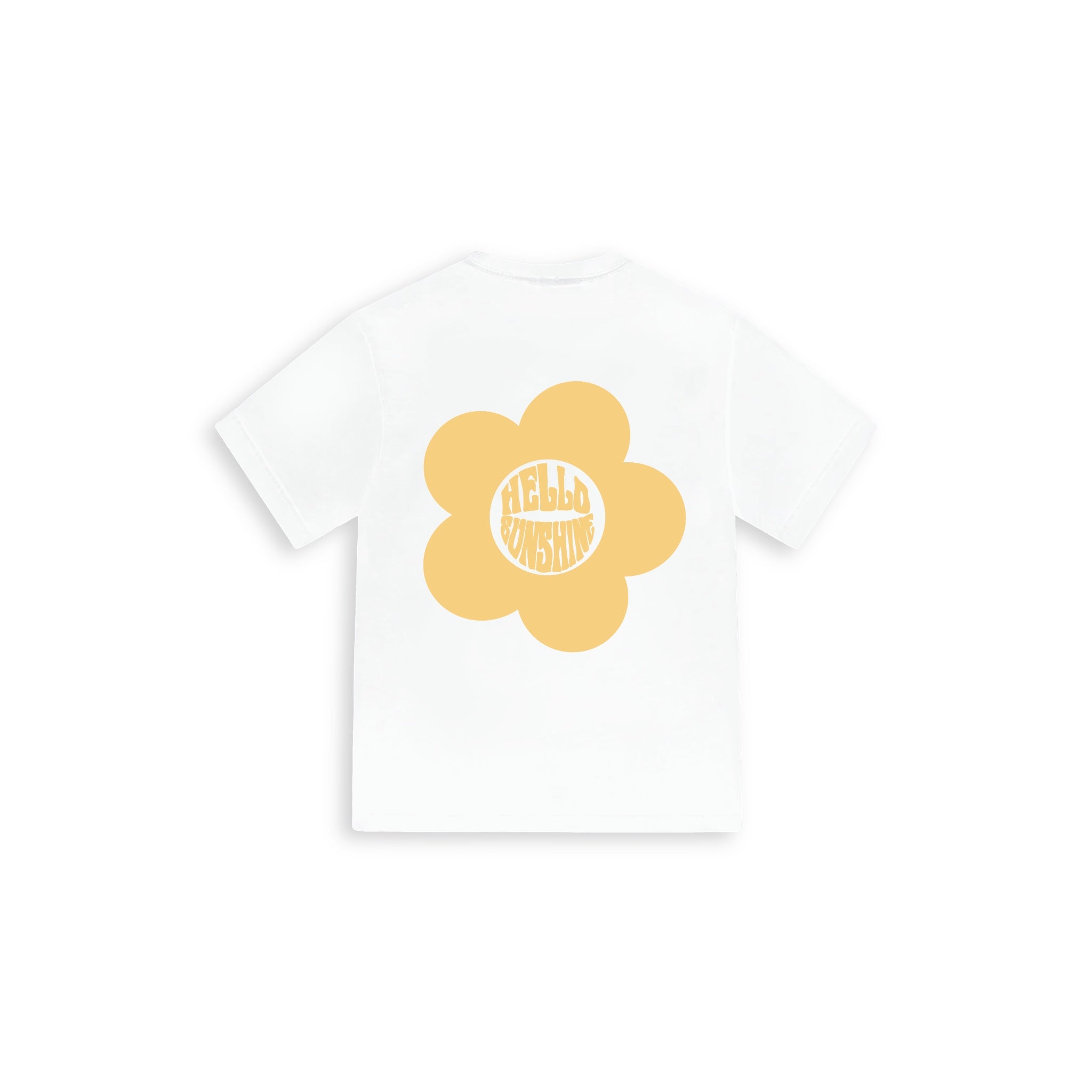 Hello Sunshine Oversize Large T-shirt Beyaz - SUMTHINCS