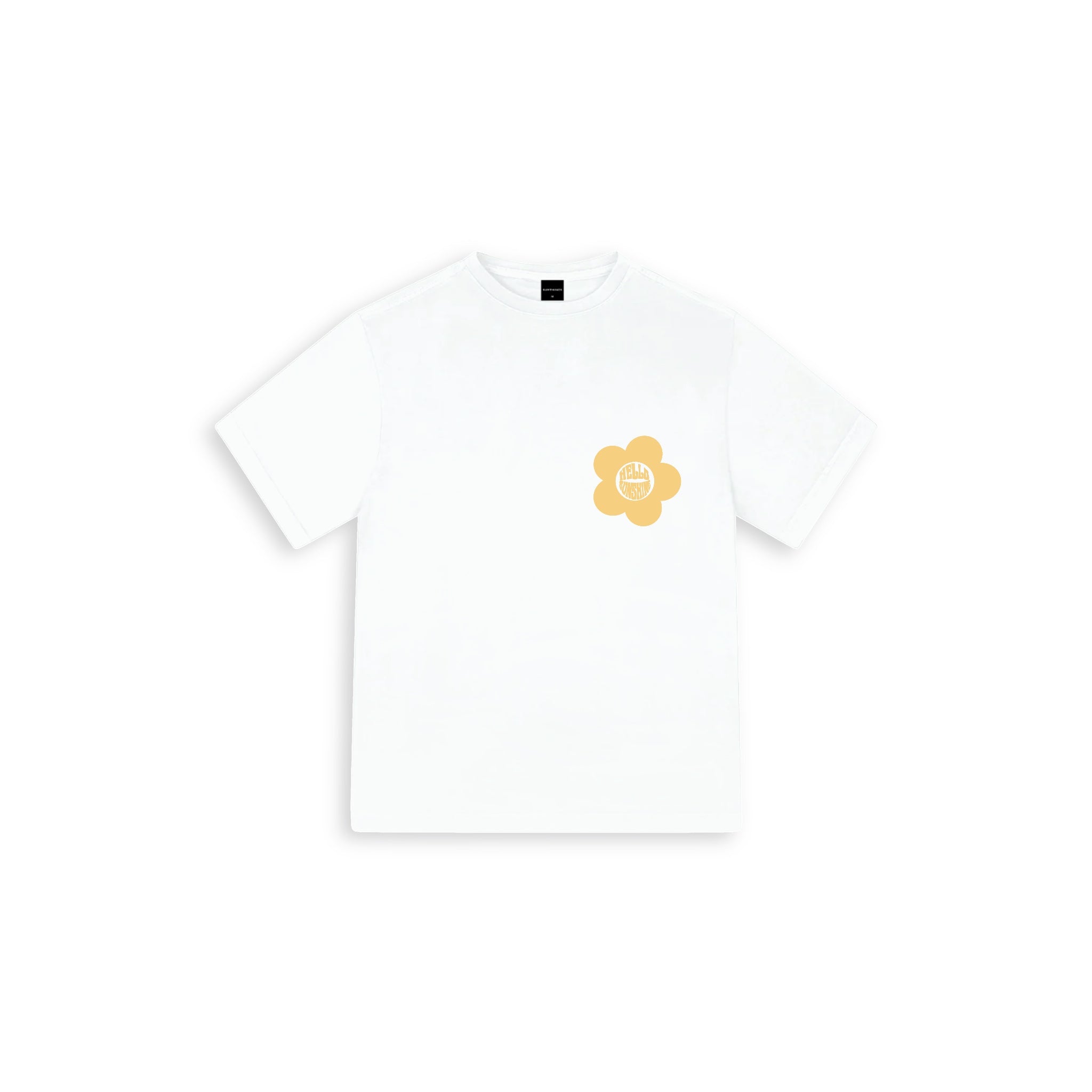 Hello Sunshine Oversize Large T-shirt Beyaz - SUMTHINCS