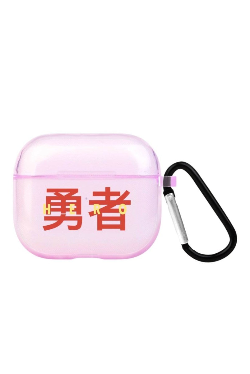 Hero AirPods 3 Şeffaf Silikon Kılıf Lila - SUMTHINCS