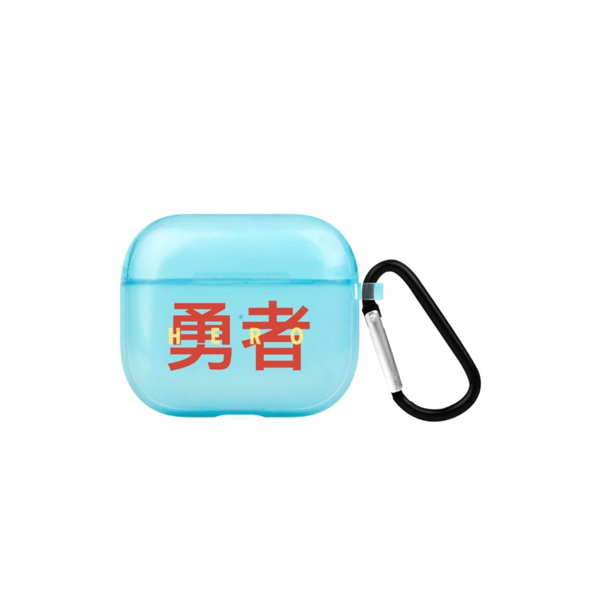 Hero AirPods 3 Şeffaf Silikon Kılıf Mavi - SUMTHINCS