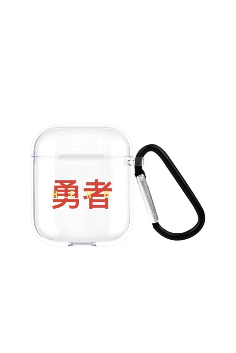 Hero AirPods Şeffaf Silikon Kılıf Beyaz Şeffaf - SUMTHINCS