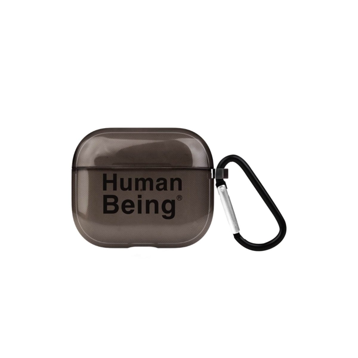 Human Being AirPods 3 Şeffaf Silikon Kılıf Siyah - SUMTHINCS