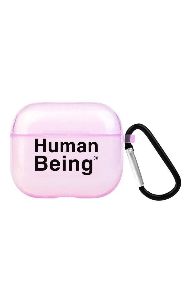 Human Being AirPods 3 Şeffaf Silikon Kılıf Lila - SUMTHINCS