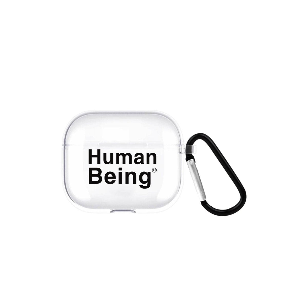 Human Being AirPods 3 Şeffaf Silikon Kılıf Beyaz Şeffaf - SUMTHINCS