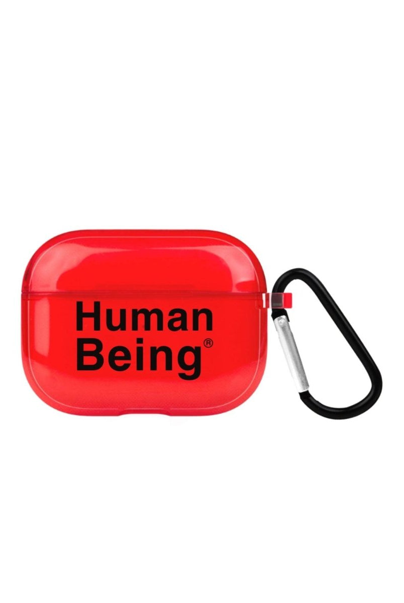 Human Being AirPods Pro Şeffaf Silikon Kılıf Kırmızı - SUMTHINCS